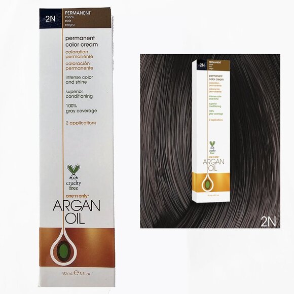 One 'n Only 2N Black Argan Oil Permanent Color Cream Add to Bundle for 5 price - Picture 1 of 2